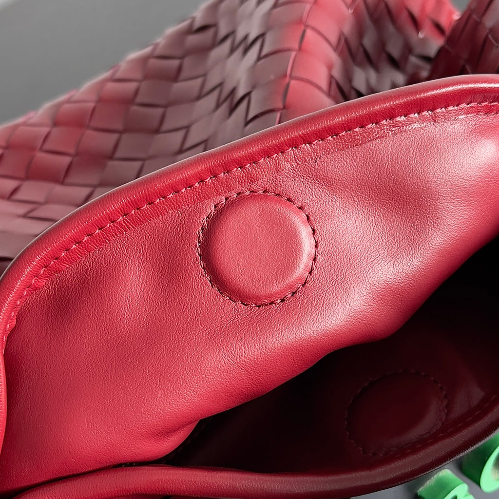 Bottega Veneta 763966 Red Hobo Bag - detail image 7