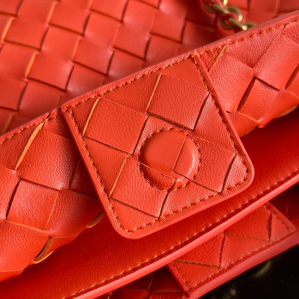 Bottega Veneta 786008 Red Chain Bag - detail image 7