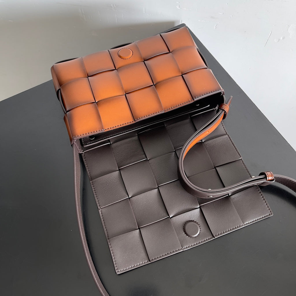Bottega Veneta 708768 Black & Orange Designer Handbag - detail image 6