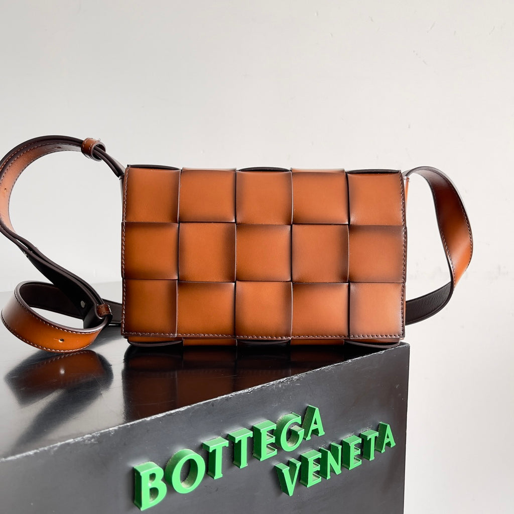 Bottega Veneta 708768 Black & Orange Designer Handbag
