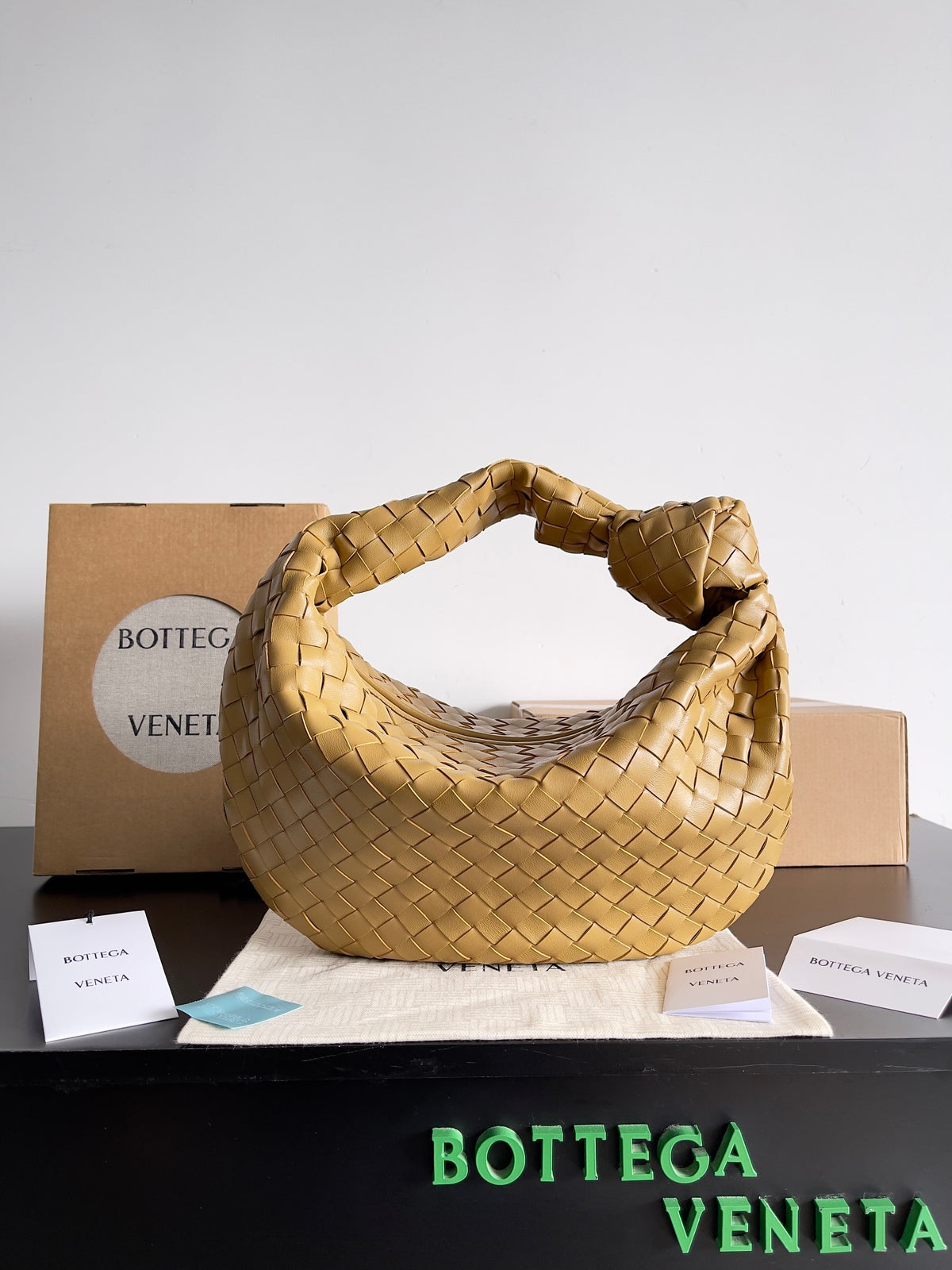 Bottega Veneta Rose Gold Designer Handbag Edition 30