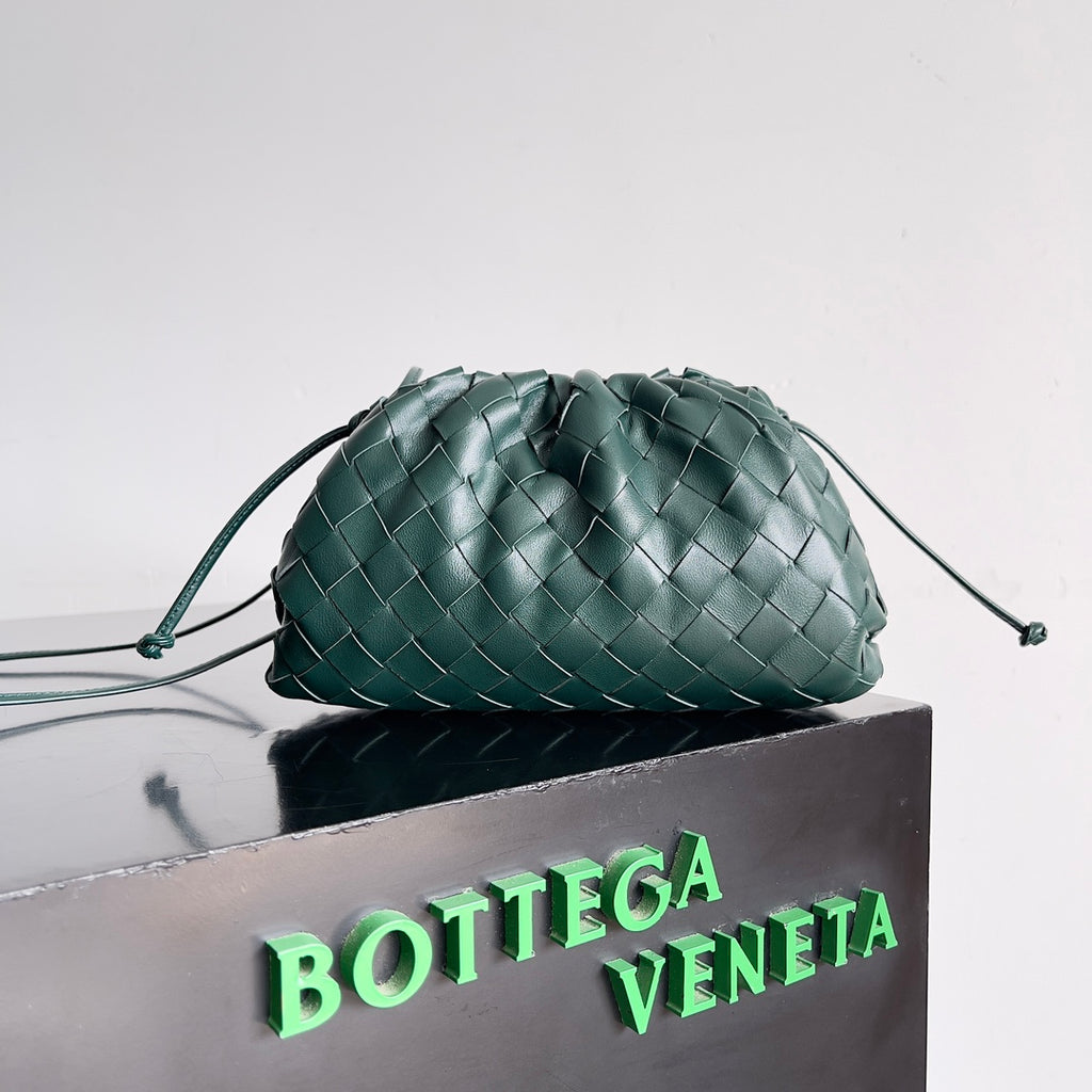 Bottega Veneta Green Clutch Bag