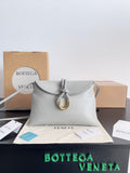 Bottega Veneta Gray & Black Designer Handbag Edition 23