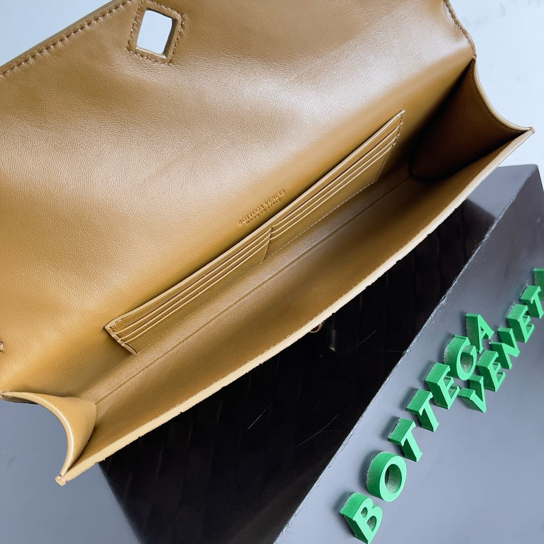 Bottega Veneta 741511 Orange & Brown Designer Handbag - detail image 9