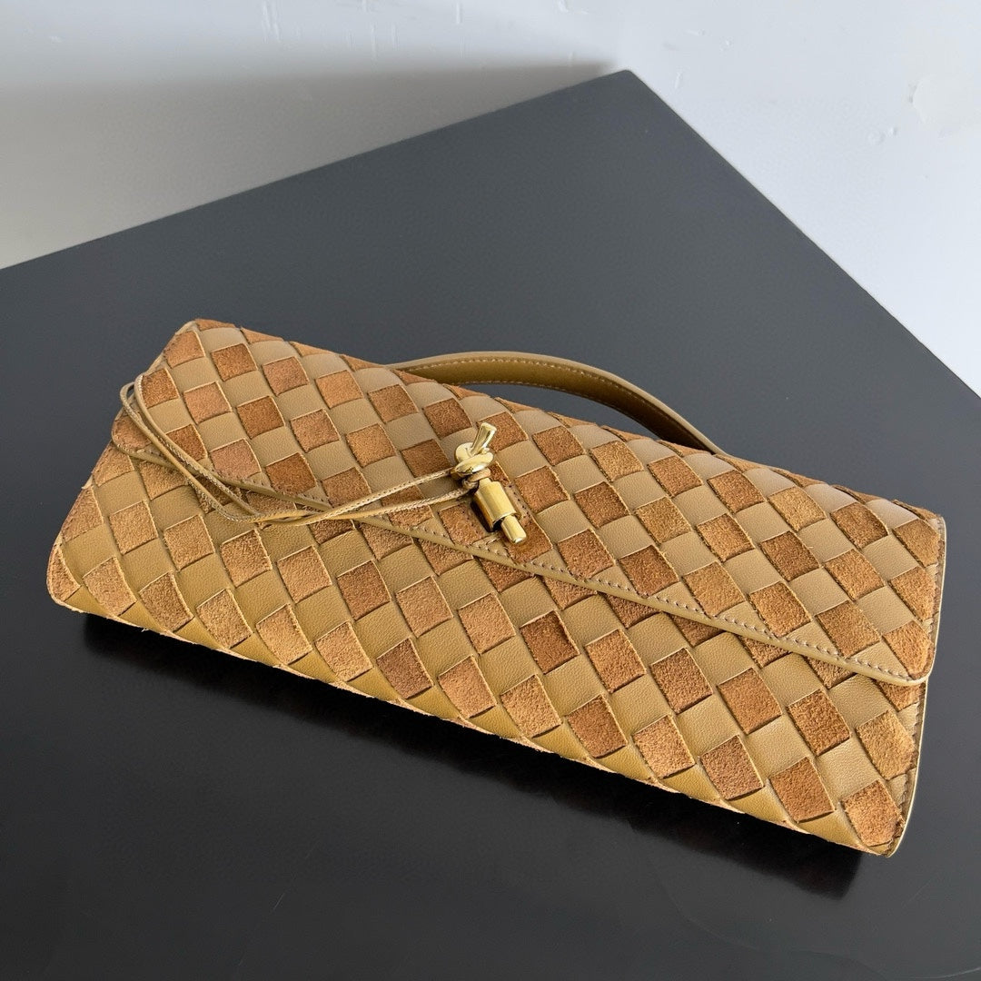 Bottega Veneta 741511 Orange & Brown Designer Handbag - detail image 6