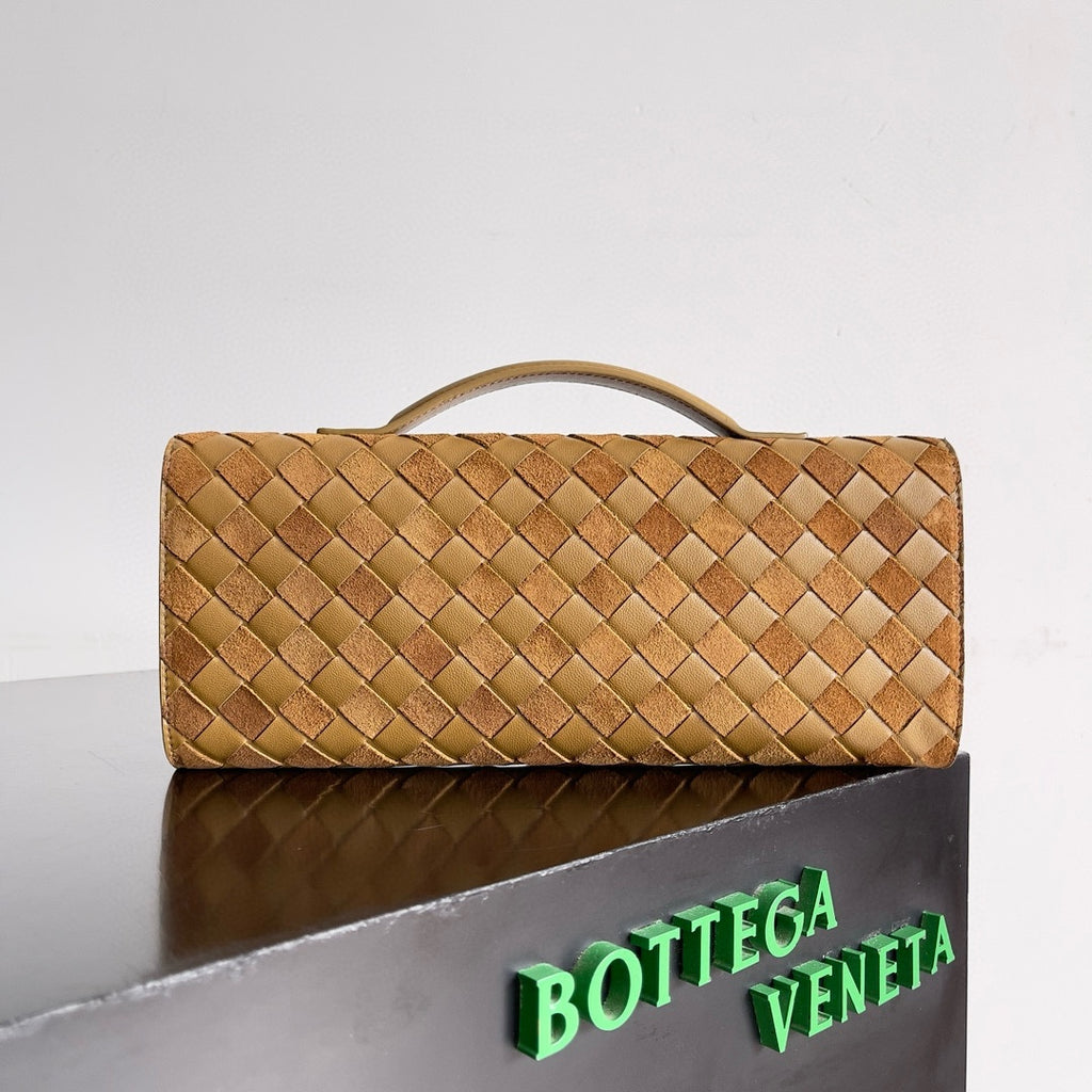 Bottega Veneta 741511 Orange & Brown Designer Handbag - detail image 3