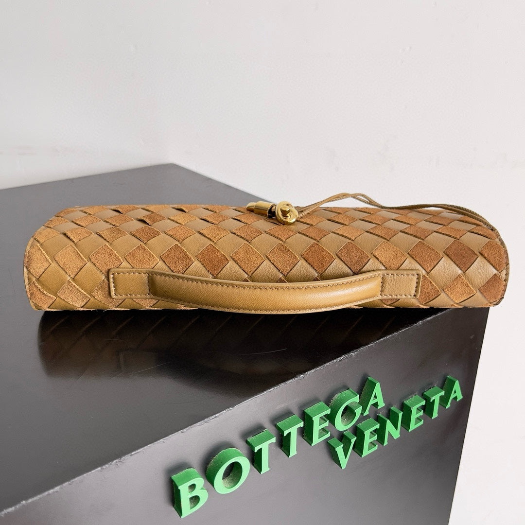 Bottega Veneta 741511 Orange & Brown Designer Handbag - detail image 5