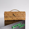 Bottega Veneta 741511 Orange & Brown Designer Handbag