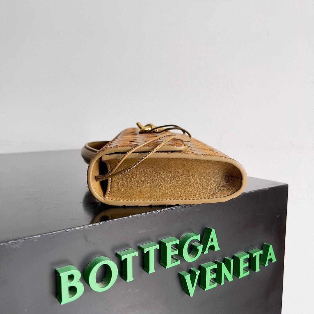 Bottega Veneta 741511 Orange & Brown Designer Handbag - detail image 2