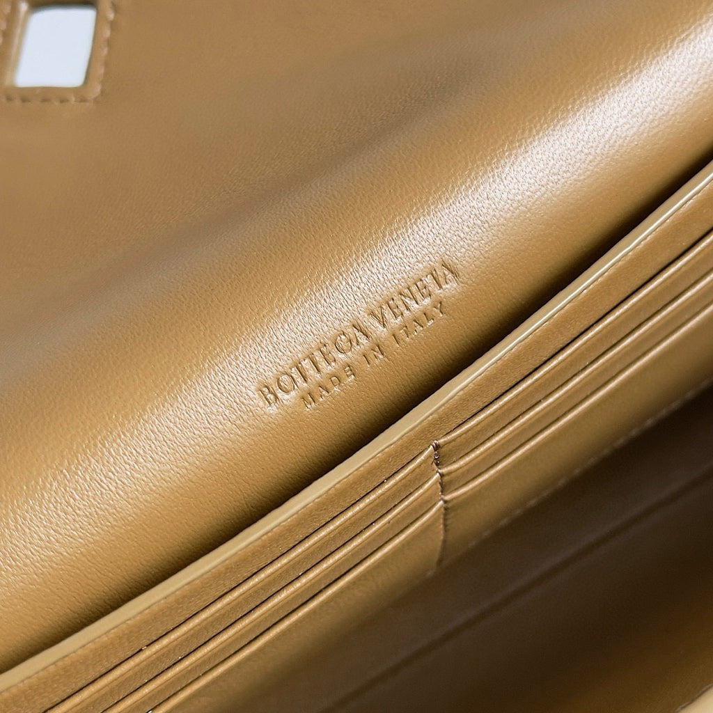 Bottega Veneta 741511 Orange & Brown Designer Handbag - detail image 8