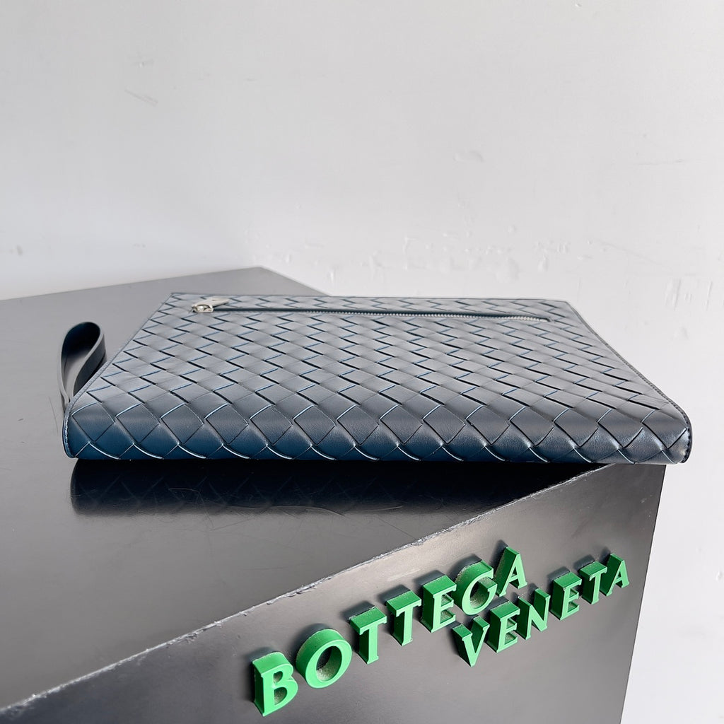 Bottega Veneta 732638 Blue Clutch Bag - detail image 6