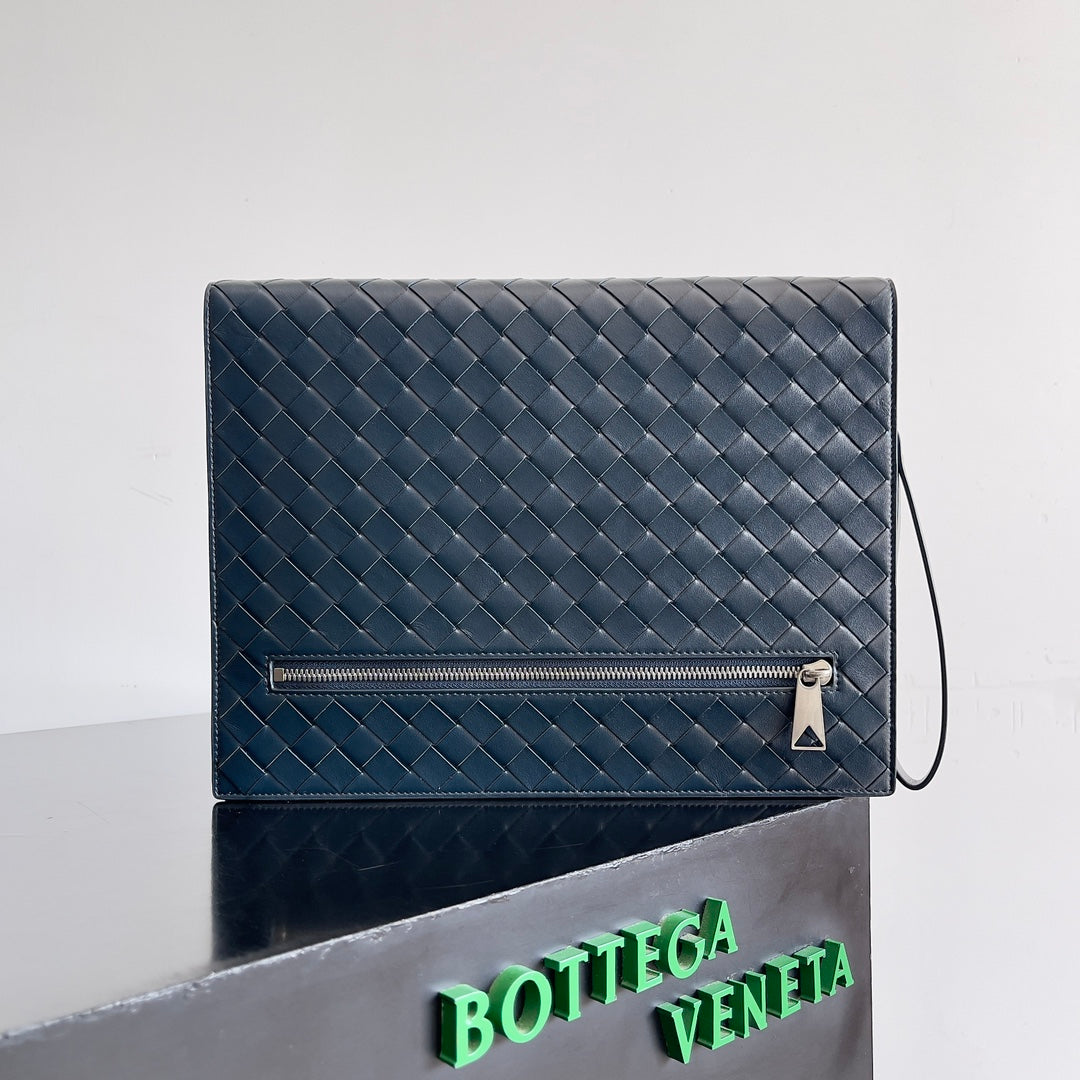 Bottega Veneta 732638 Blue Clutch Bag
