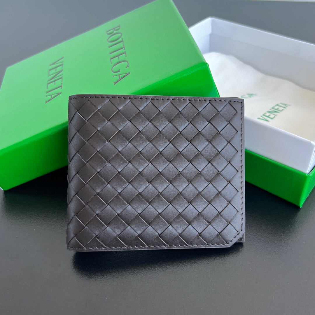 Bottega Veneta SIZE9 Black & Green Coin Purse Edition 4