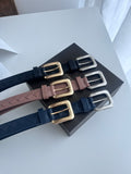 Bottega Veneta V2025 Black & Blue Designer Belt