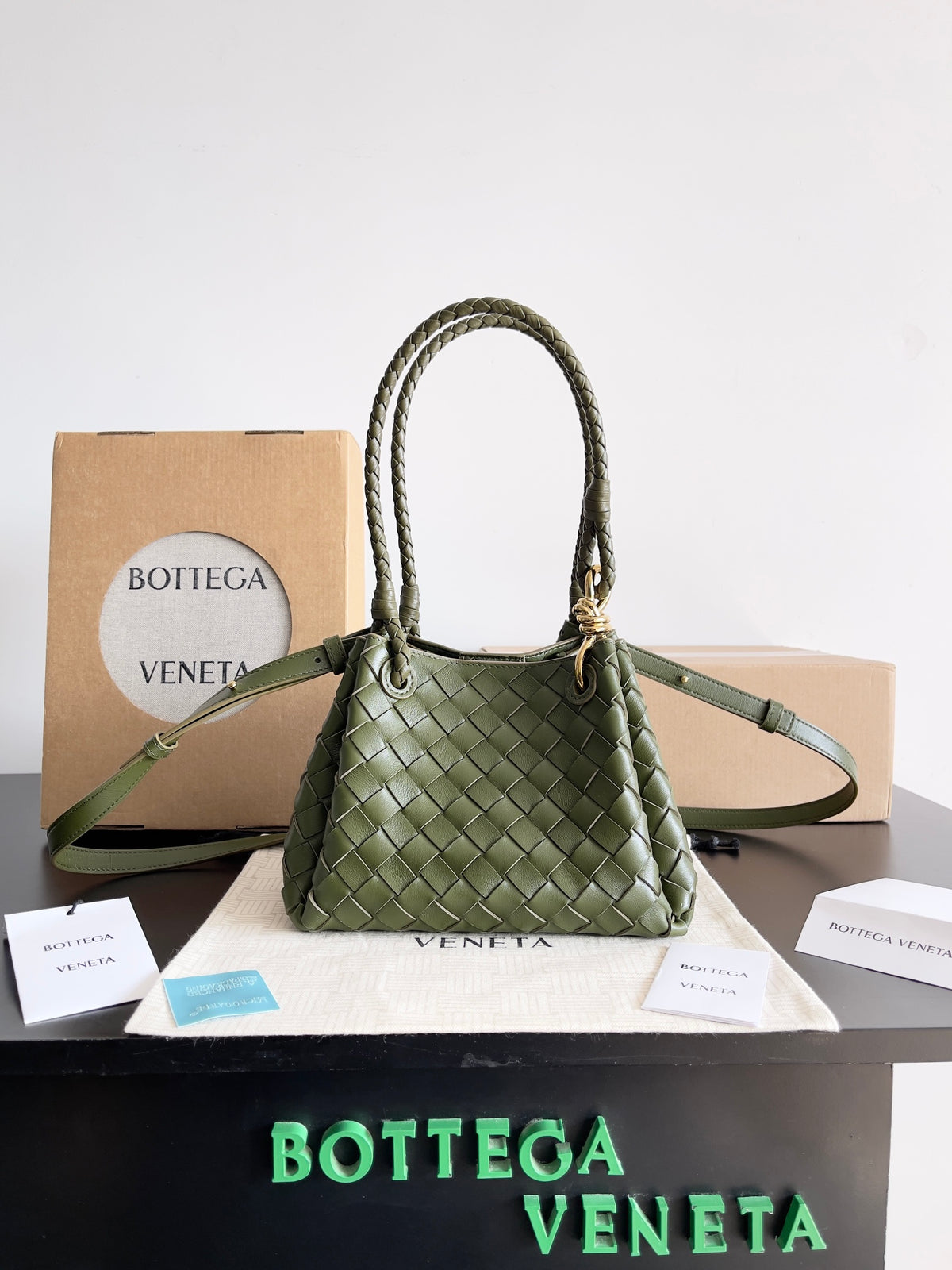Bottega Veneta Black Designer Handbag Edition 956
