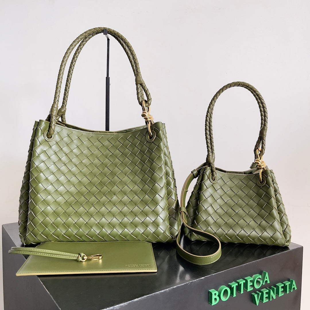Bottega Veneta Olive Green Designer Handbag Edition 9
