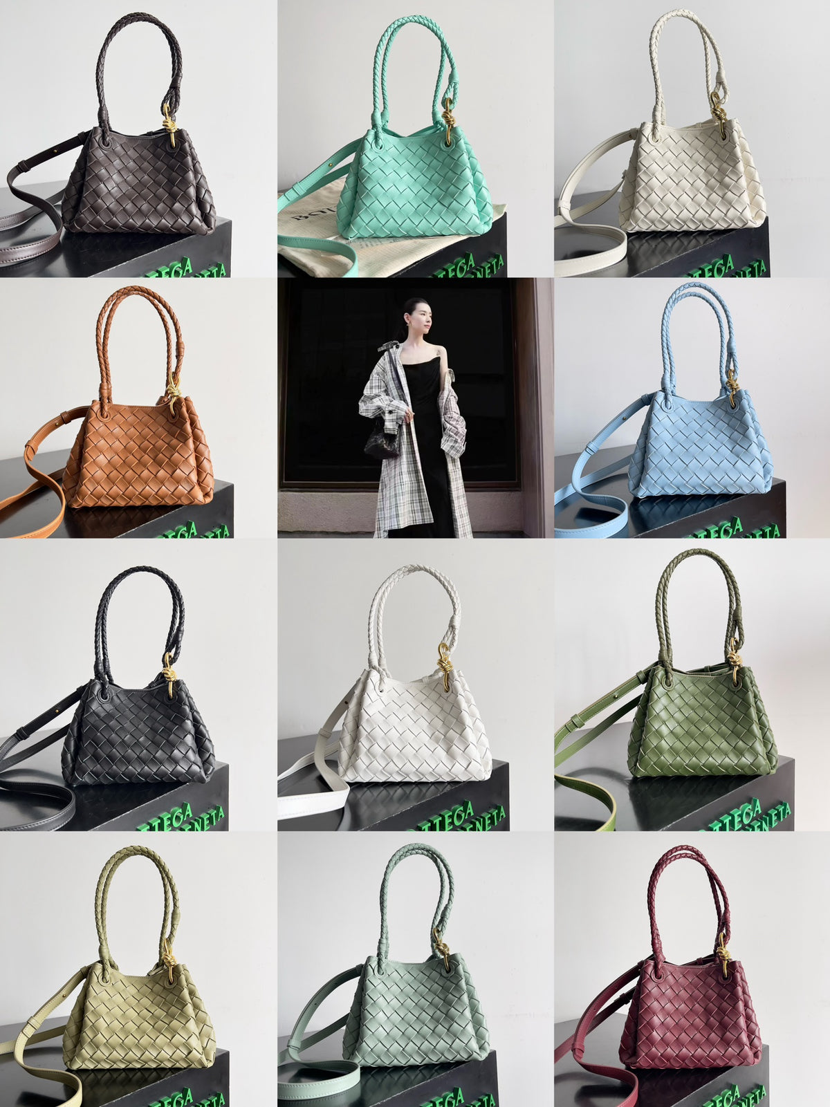Bottega Veneta Black Designer Handbag Edition 955