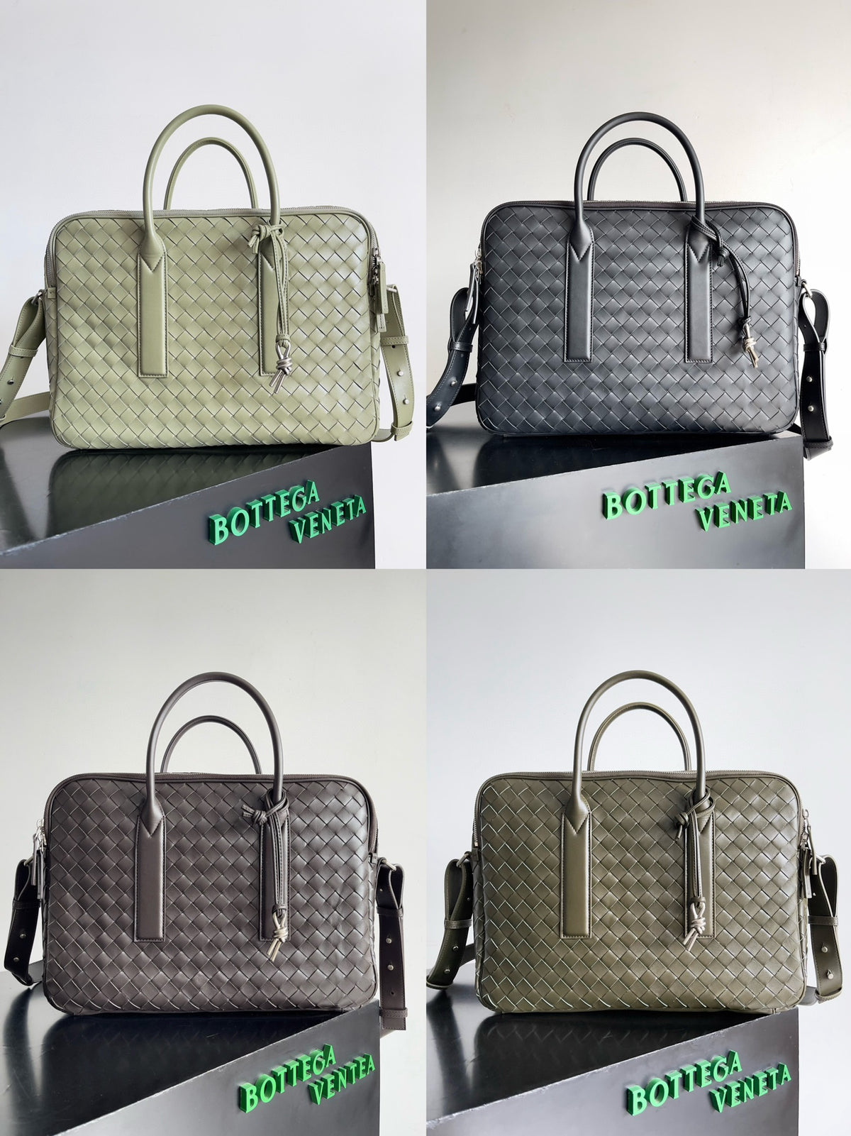 Bottega Veneta Black Designer Handbag Edition 948