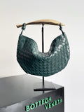 Bottega Veneta 716082 Black & Teal Designer Handbag