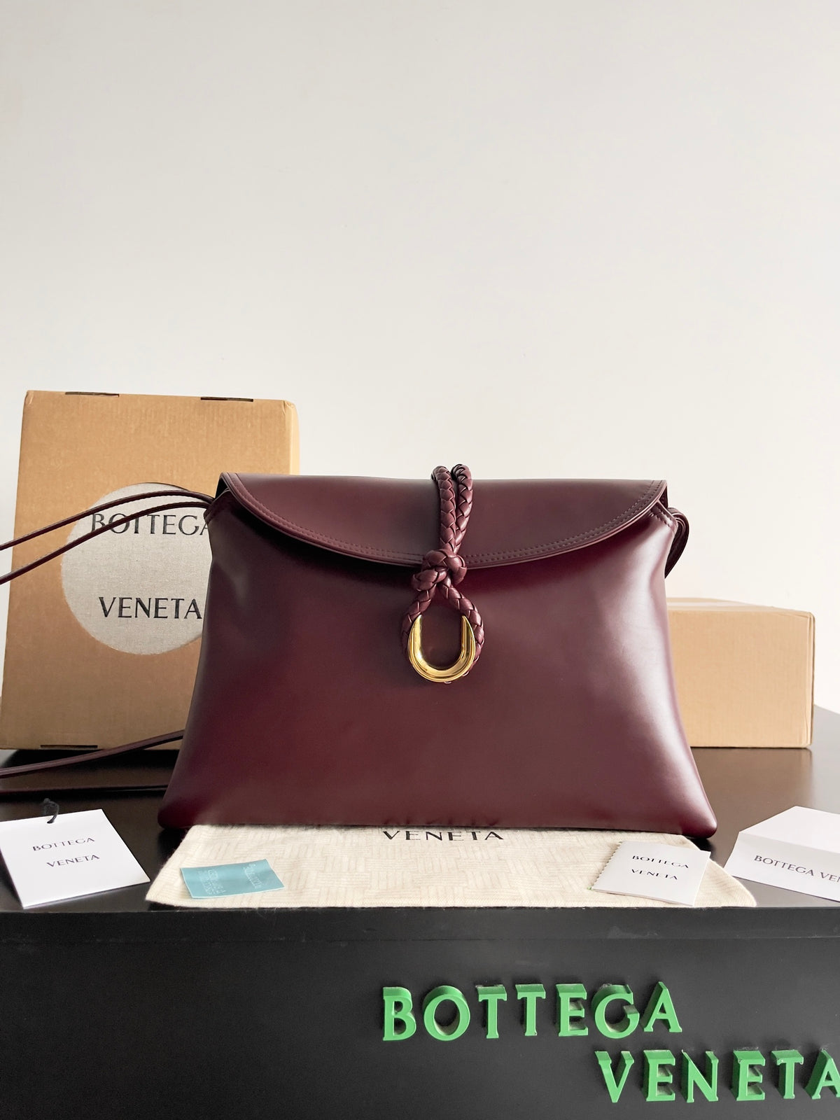 Bottega Veneta Black & Red Designer Handbag Edition 12