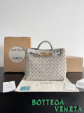 Bottega Veneta Gray Designer Handbag Edition 28