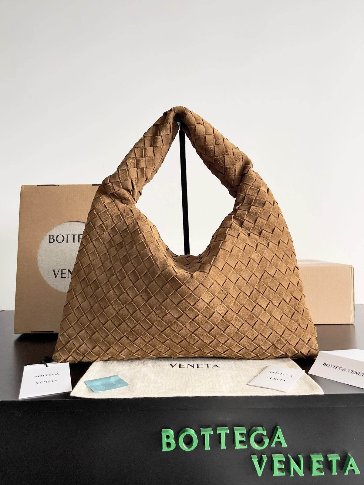 Bottega Veneta Brown Designer Handbag Edition 97