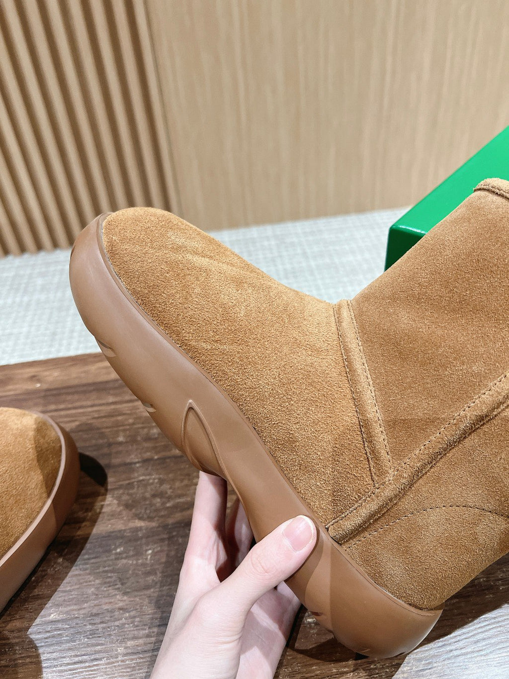 Bottega Veneta Brown & Rose Gold Boots EU 35-39 - detail image 8