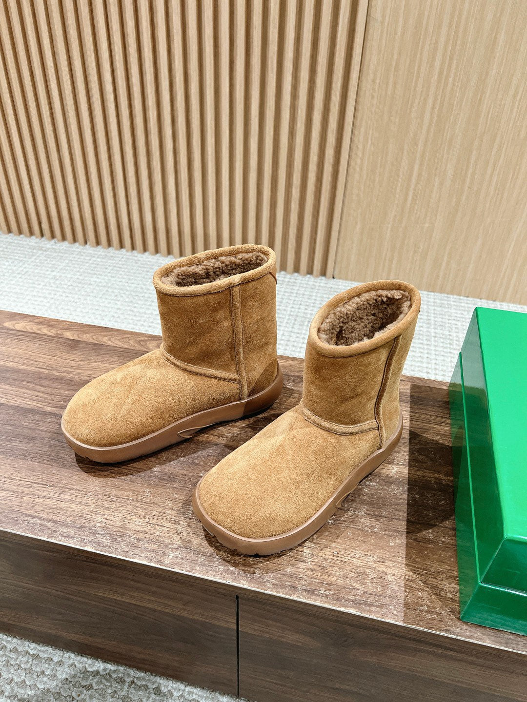 Bottega Veneta Brown & Rose Gold Boots EU 35-39 - detail image 2