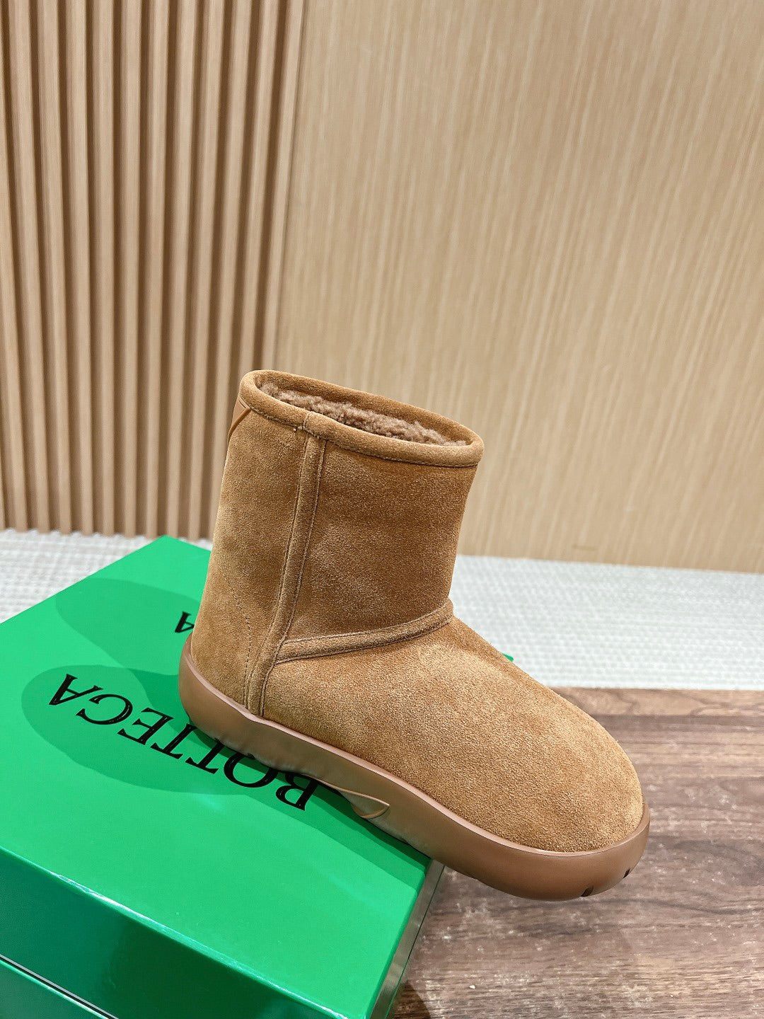 Bottega Veneta Brown & Rose Gold Boots EU 35-39 - detail image 3