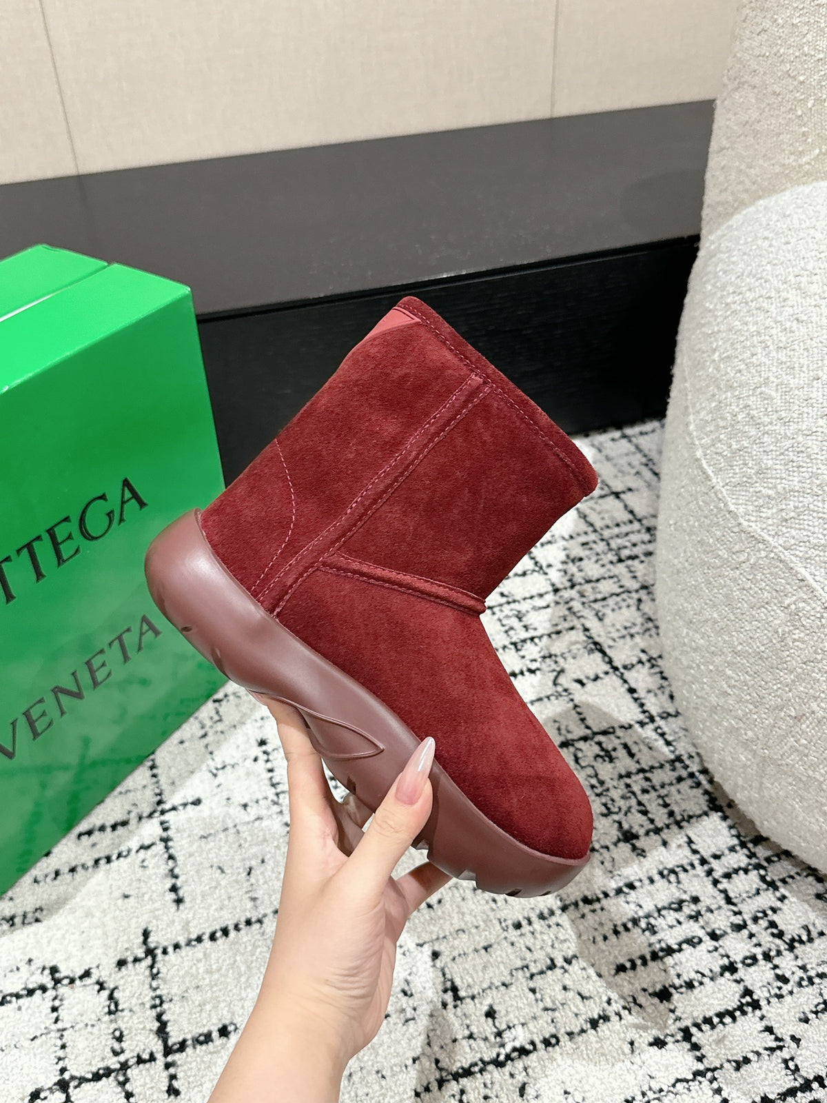 Bottega Veneta Black & Red Designer Shoes EU 35-40 Edition 5 - detail image 5