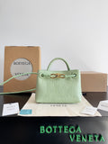 Bottega Veneta Mint Green & Green Designer Handbag