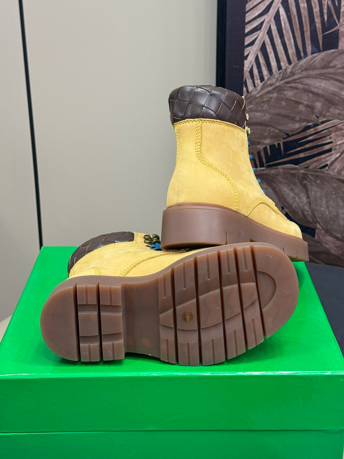 Bottega Veneta Green & Gold Boots EU 35-45 - detail image 9