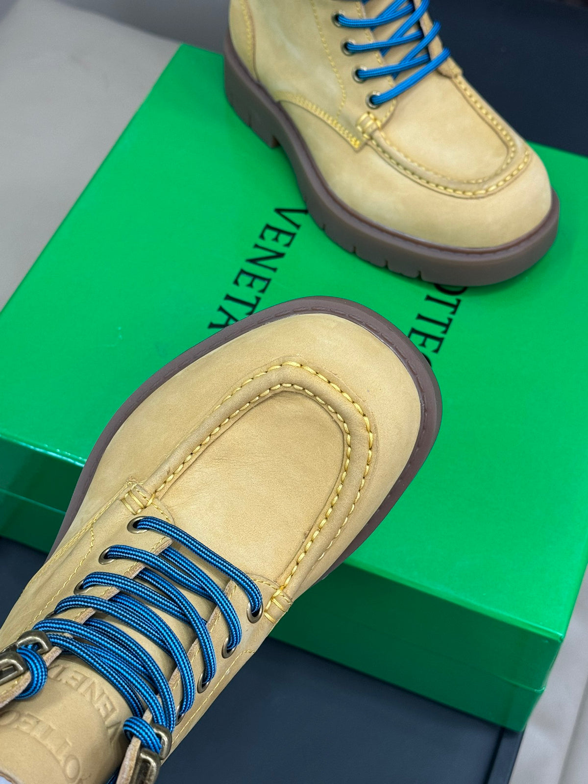 Bottega Veneta Green & Gold Boots EU 35-45 - detail image 7
