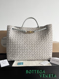 Bottega Veneta Gray & Black Designer Handbag Edition 10
