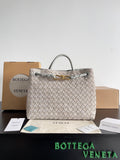 Bottega Veneta Gray & Black Designer Handbag Edition 11