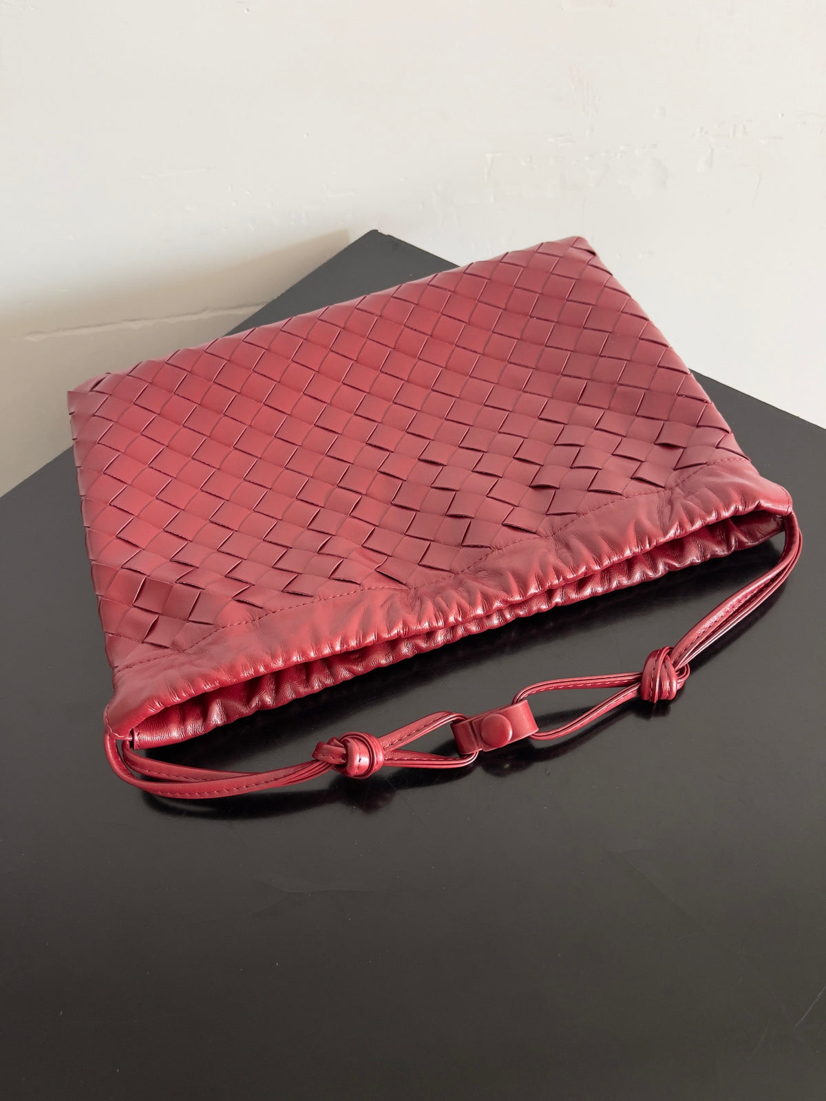 Bottega Veneta 796728 Red Hobo Bag - detail image 6