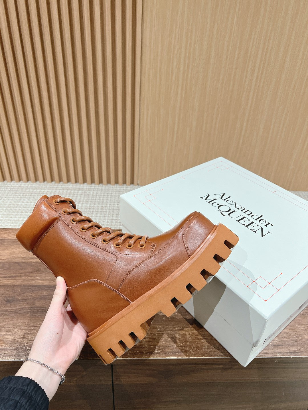 Alexander McQueen MCQ24A Brown Boots EU 35-44 - detail image 5