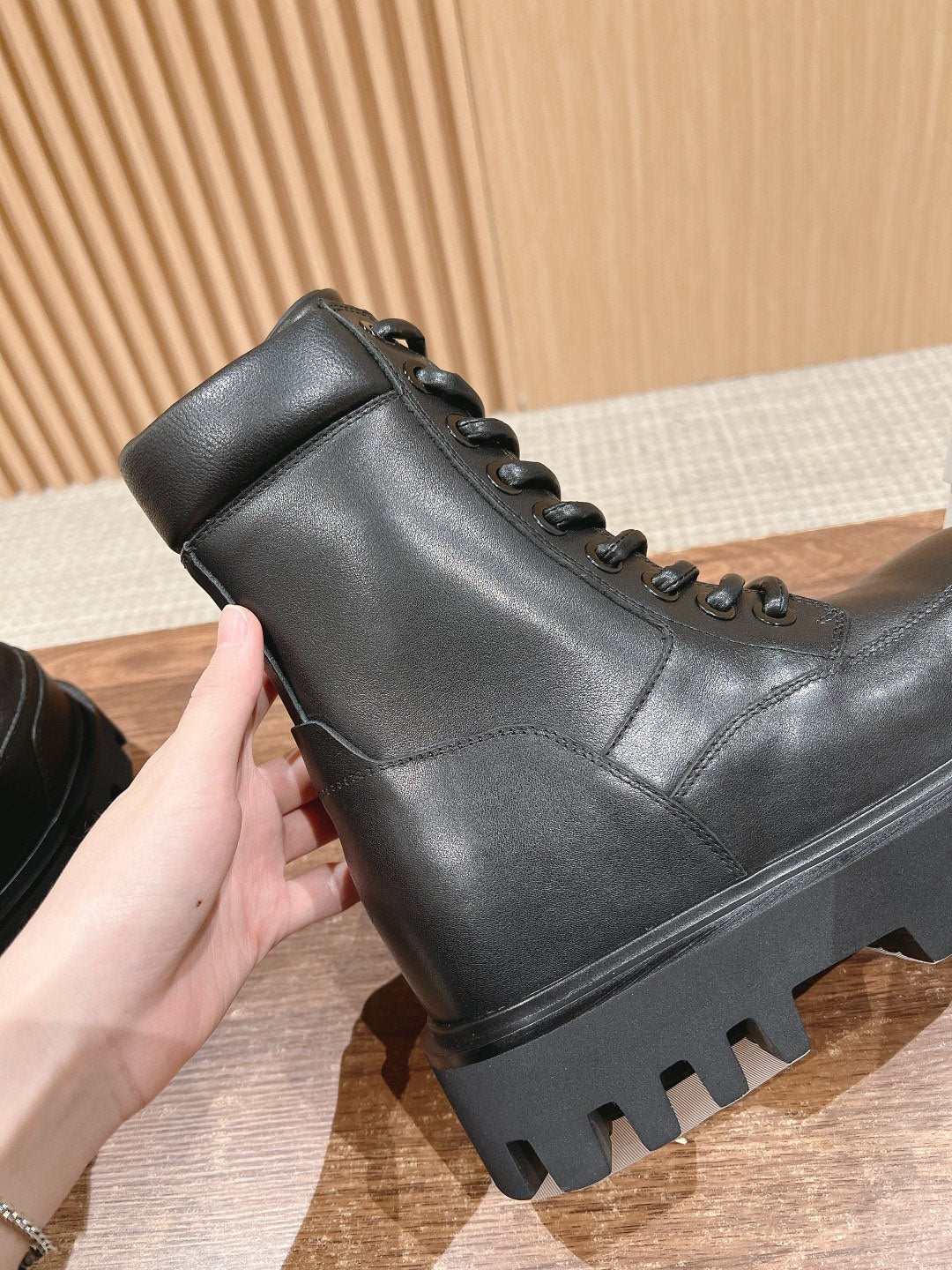 Alexander McQueen Black & Rose Gold Designer Shoes EU 35-44 - detail image 7