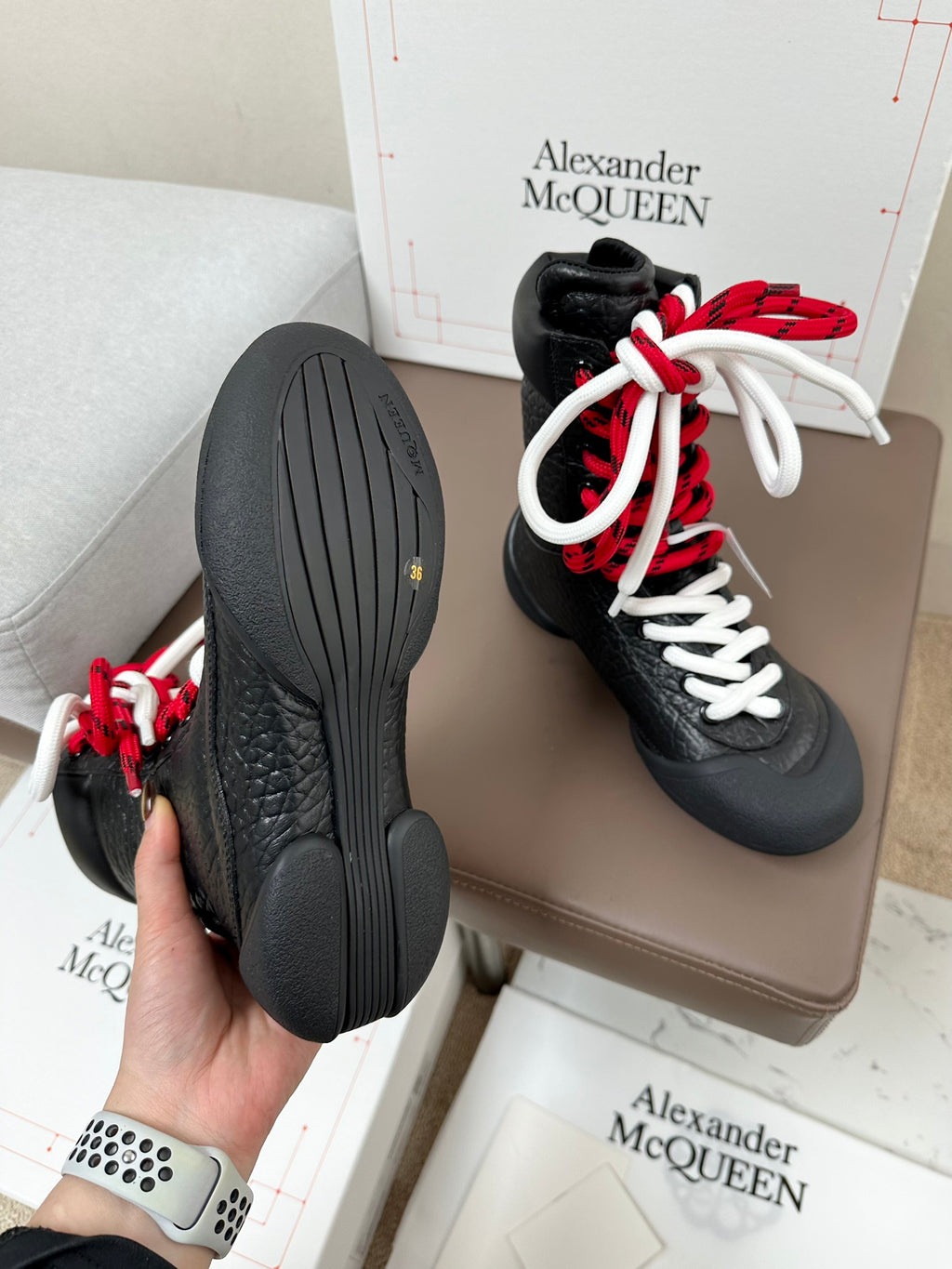 Alexander McQueen Black Designer Shoes EU 35-44 Edition 28 - detail image 9