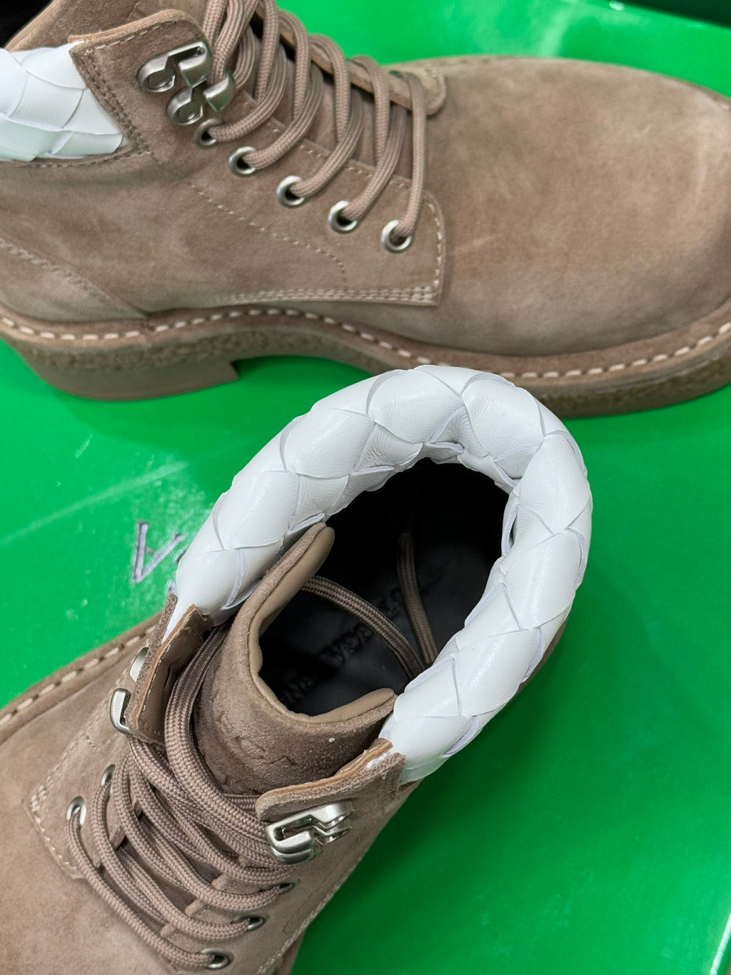 Bottega Veneta Green & Brown Boots EU 35-41 - detail image 8