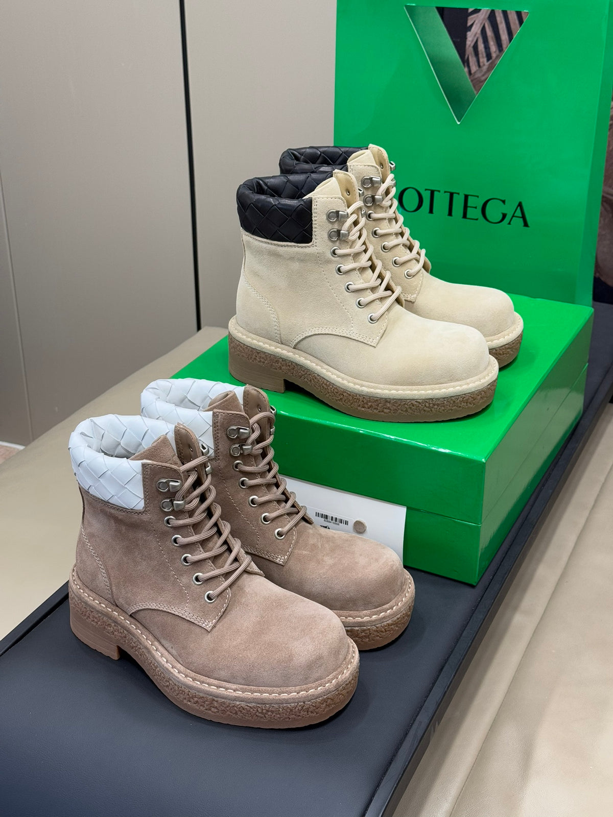 Bottega Veneta Green Designer Shoes EU 35-40 Edition 5