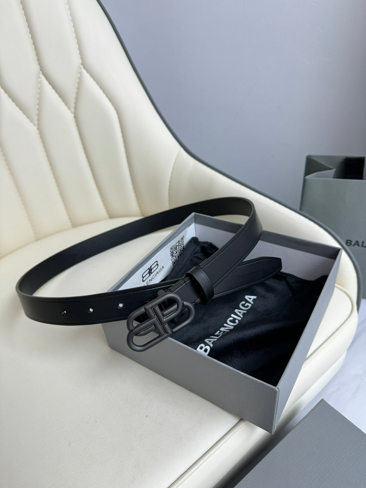 Balenciaga BALENCIAGA2025 Black Designer Belt Edition 4 - detail image 2