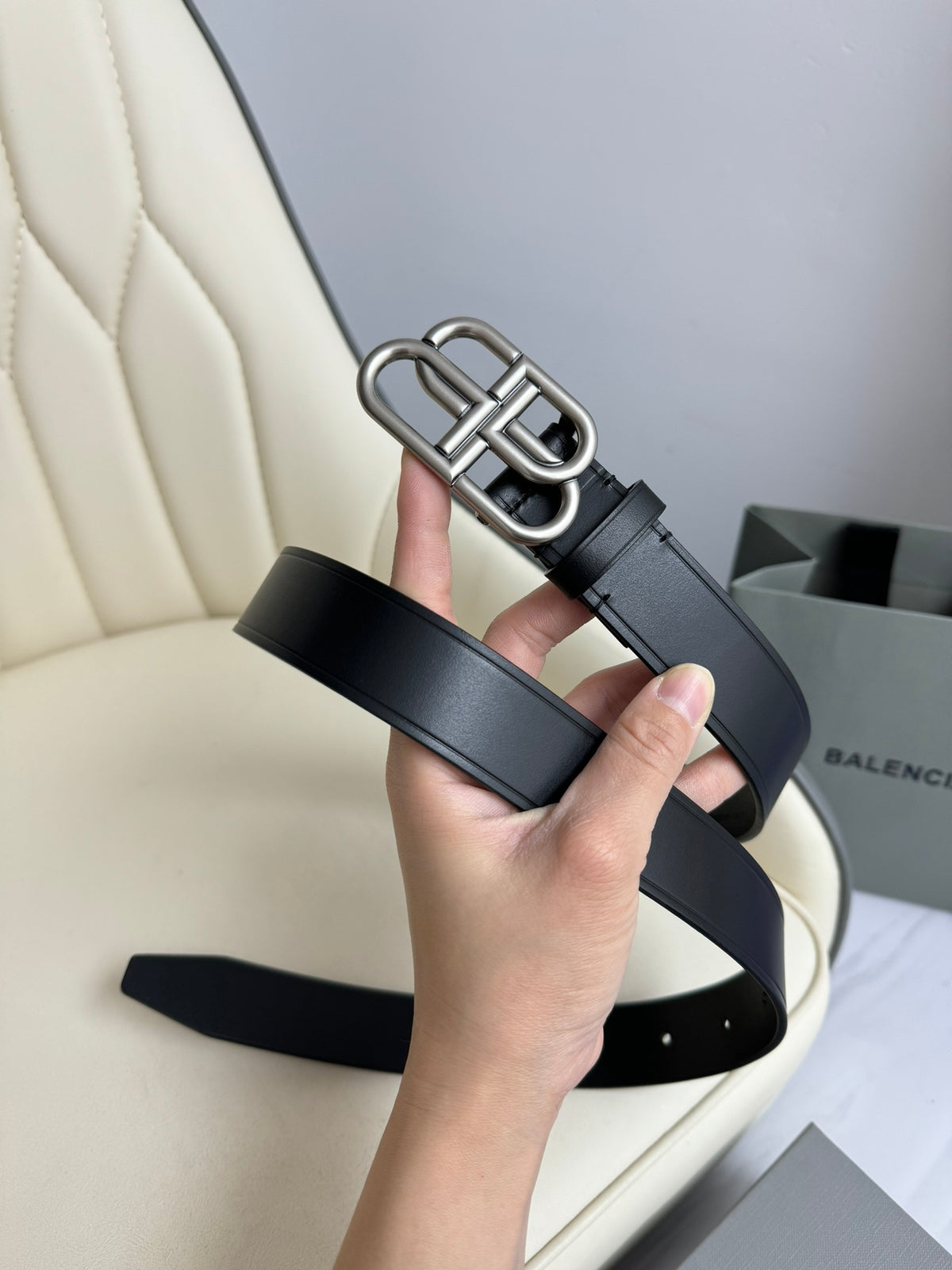 Balenciaga BALENCIAGA2025 Black & Silver Designer Belt Edition 4 - detail image 2
