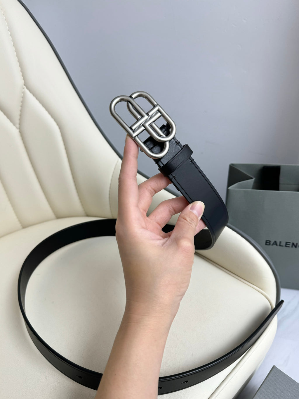 Balenciaga BALENCIAGA2025 Black & Silver Designer Belt Edition 4 - detail image 3