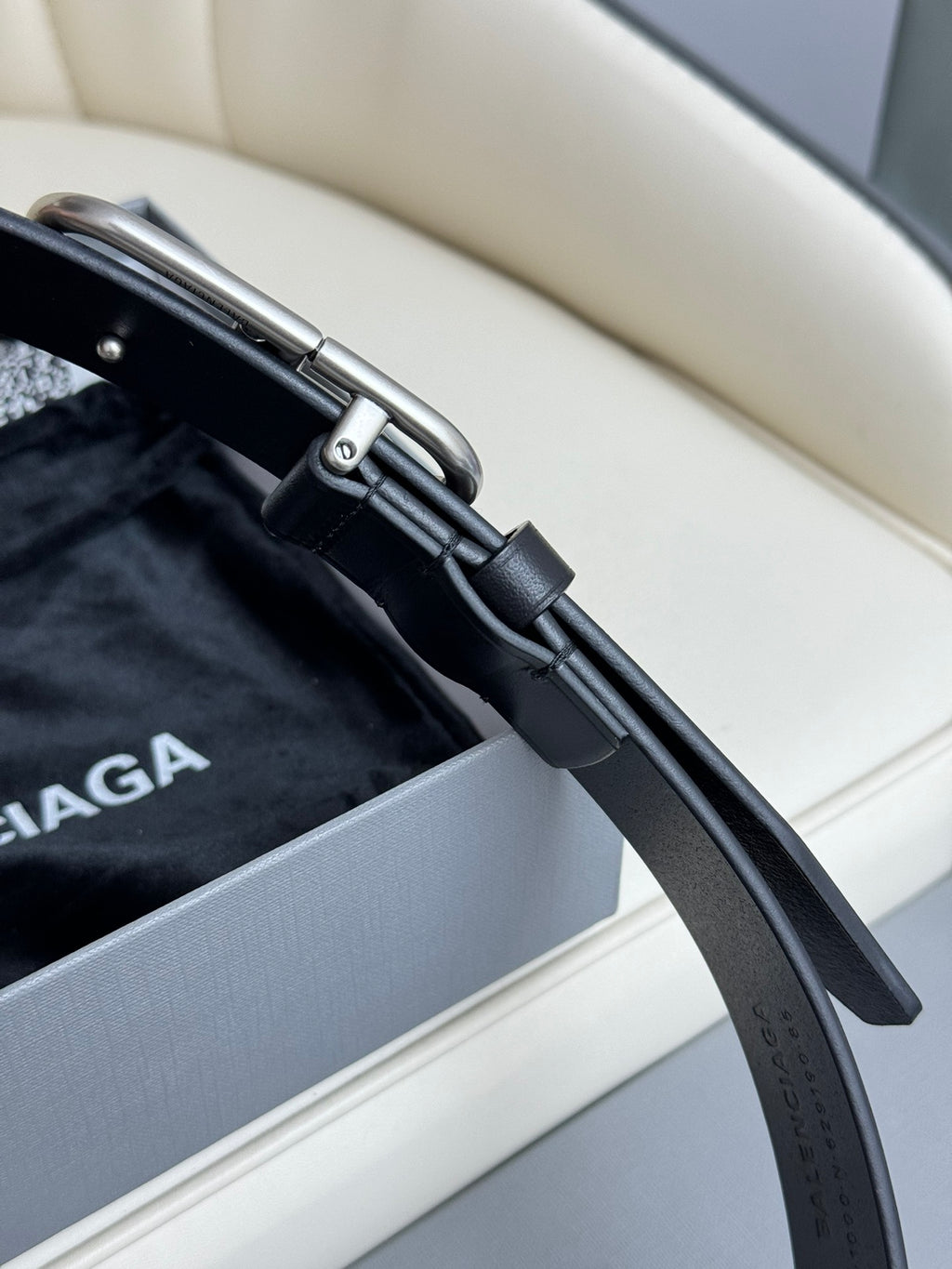 Balenciaga BALENCIAGA2025 Black & Silver Designer Belt Edition 4 - detail image 6