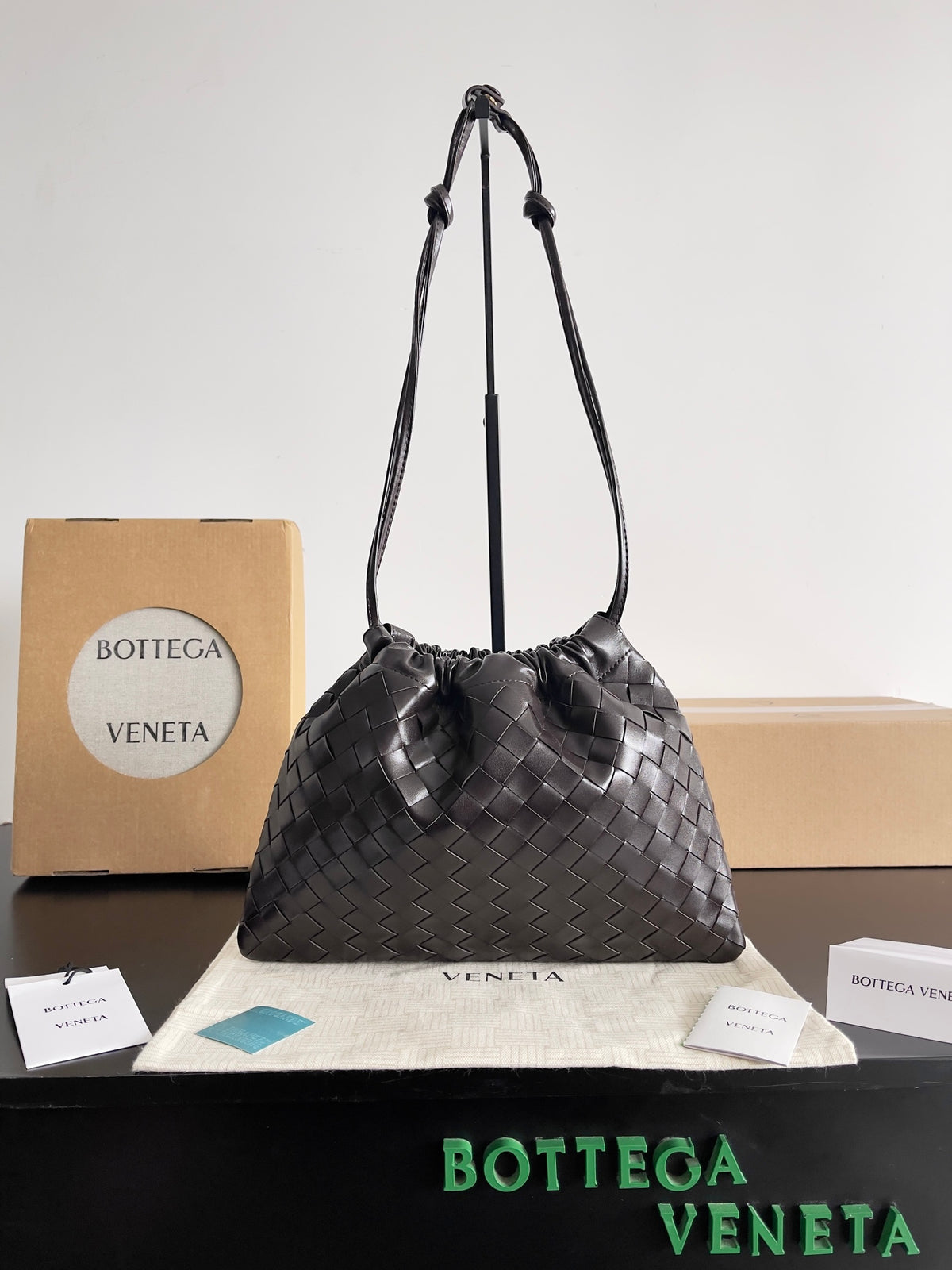 Bottega Veneta Black Designer Handbag Edition 899