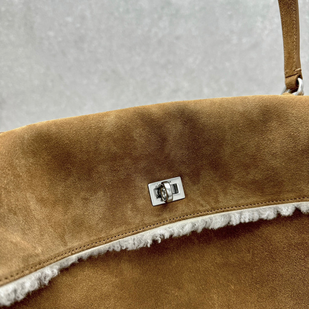 Balenciaga 92866LARGE Brown Designer Handbag - detail image 5
