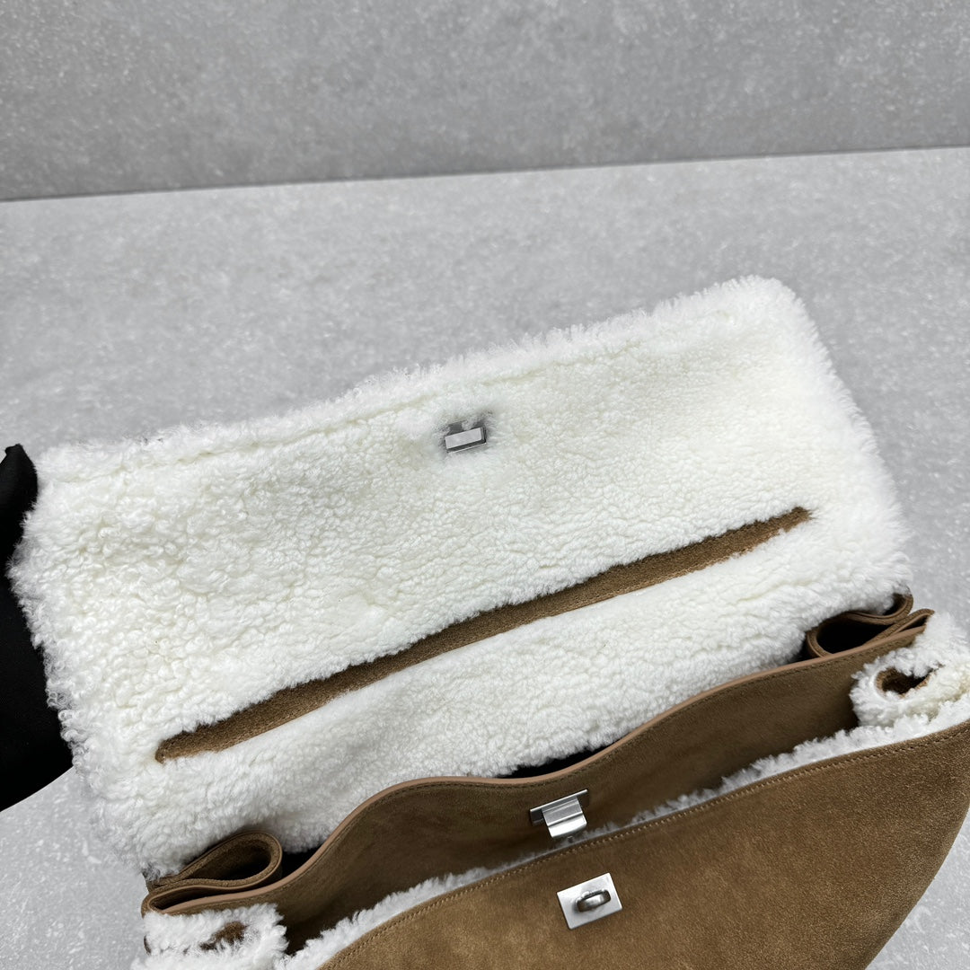 Balenciaga 92866LARGE Brown Designer Handbag - detail image 7