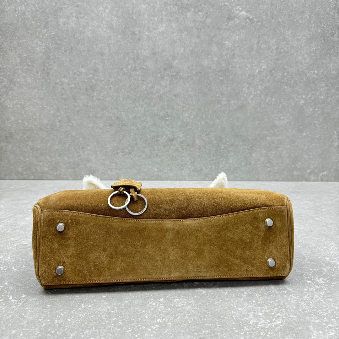 Balenciaga 92866LARGE Brown Designer Handbag - detail image 4