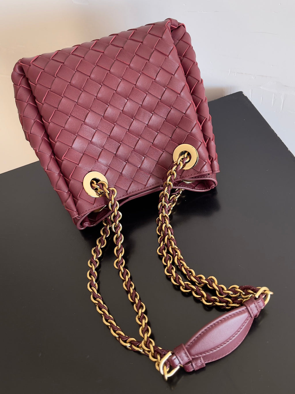 Bottega Veneta 817175 Red Chain Bag - detail image 5